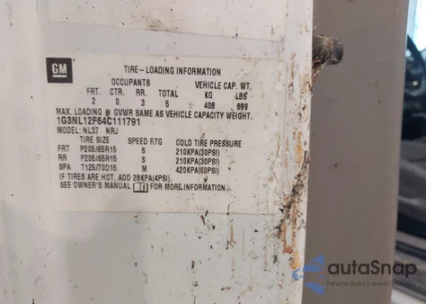 2004 Oldsmobile Alero Gl1 из США, поврежденный, VIN 1G3NL12F64C111791